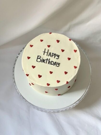 Бенто-торт "birthday hearts"